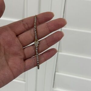 Hamsa hand evil eye bracelet